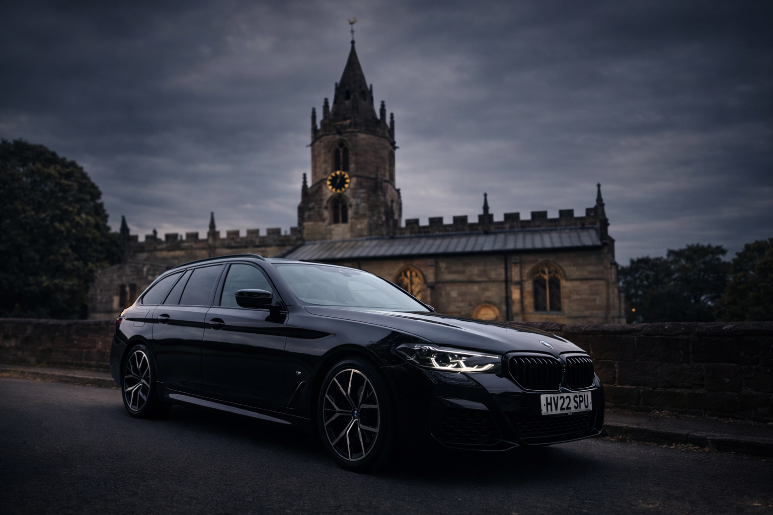 Executive airport transfer BMW in Shropshire